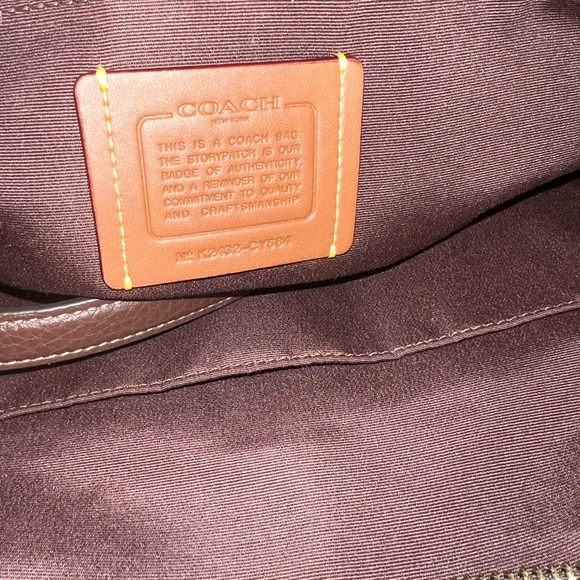 Coach Dark Brown Large laurel - Picture 5 of 10